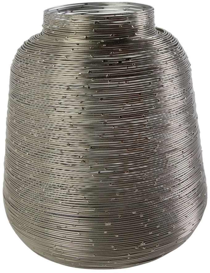 Lantaarn Ijzer kira zilver h20 d18cm