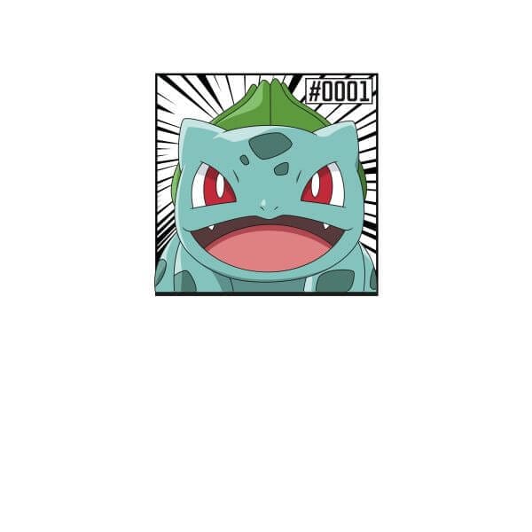 Pokémon Pokédex Bulbasaur #0001 Women's T-Shirt - White - XL