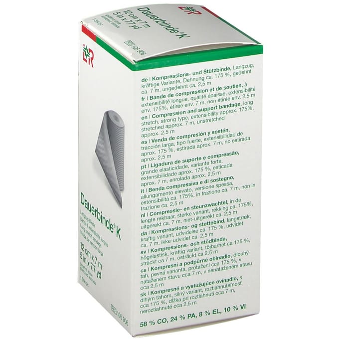 Lohmann & Rauscher Dauerbinde K 12cmx7m 105906 1 Verband