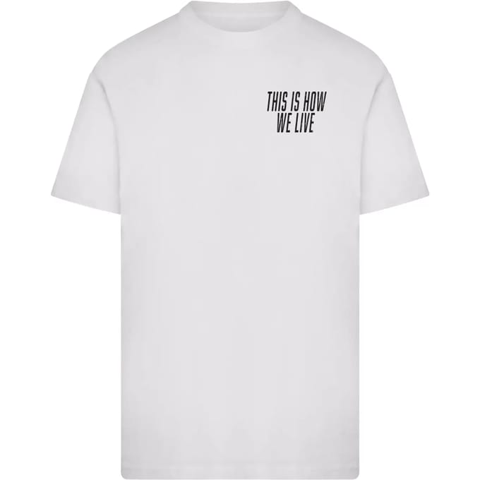 Mister Tee - This Is How We Live Heren Tshirt - XL - Wit