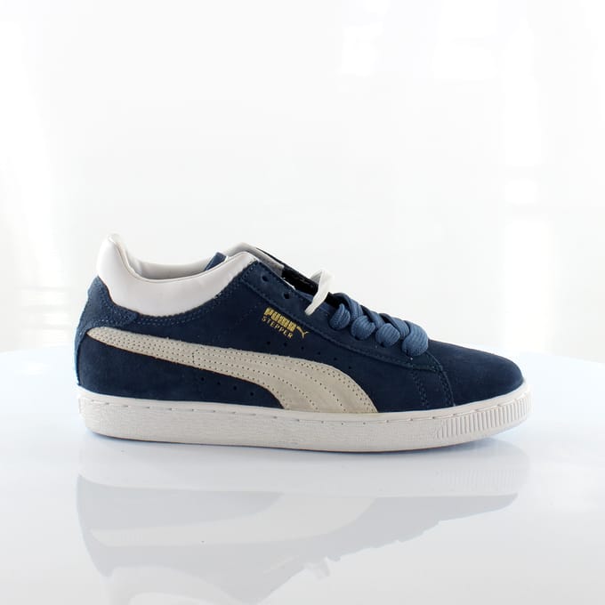 Puma Stepper Klassiek Blauw Suède Leer Herentrainers 355130 04
