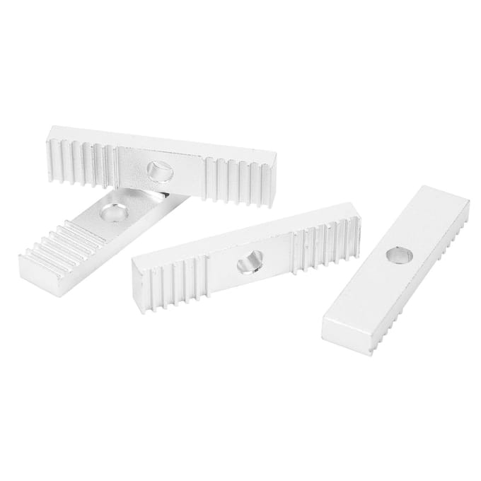 16 stuks Timing Riem Fixeertand Aluminiumlegering Oxidatiebehandeling 3D Printer Onderdeel 9 x 40 mm white