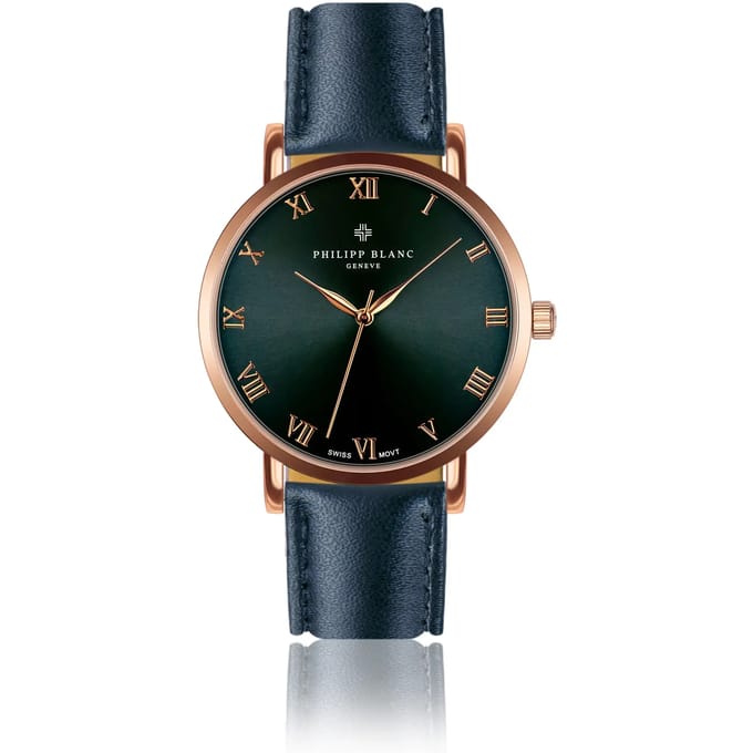 Lederen horloge Philipp Blanc Bern