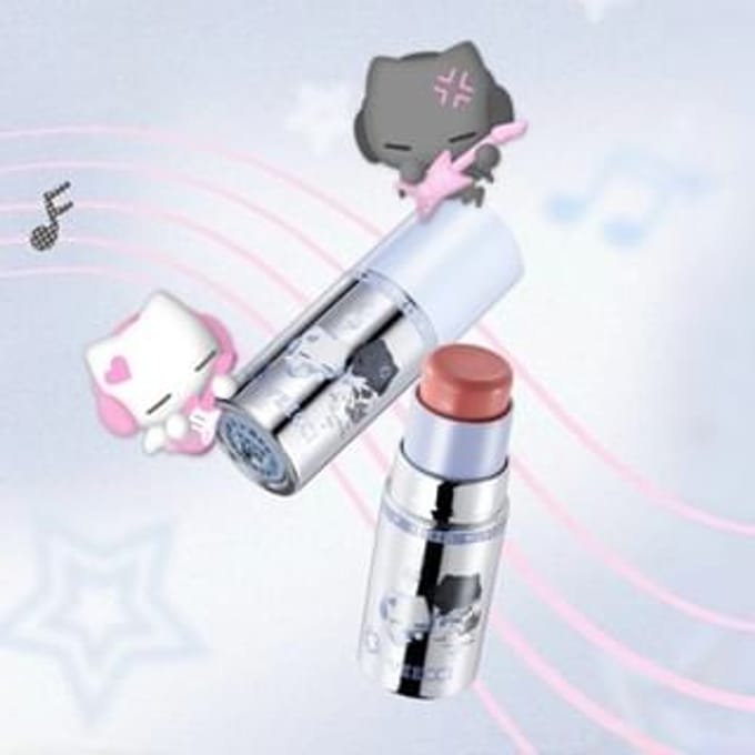 VEECCI - Note Pudding Edition Velvet Lip & Cheek Multi-Purpose Stick - 3 Colors D03# Rose Red - 4.1g