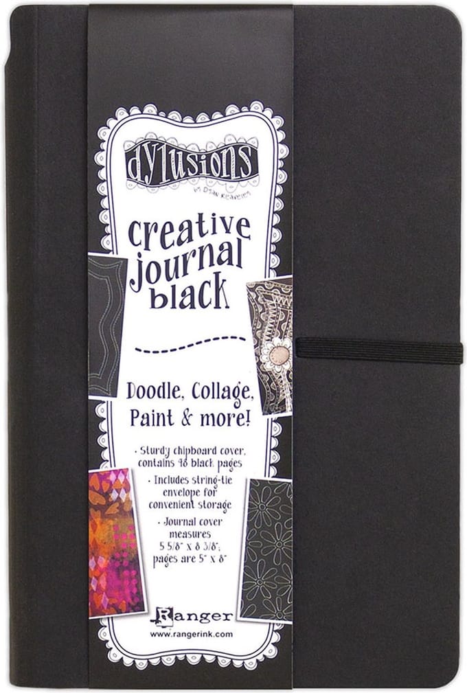 Ranger - Dylusions black journal - small - 15x21cm