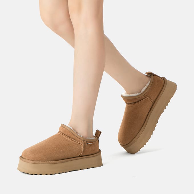 EVER AU Australië Vrouwen Partridge Classic Ultra Mini Platform Botten