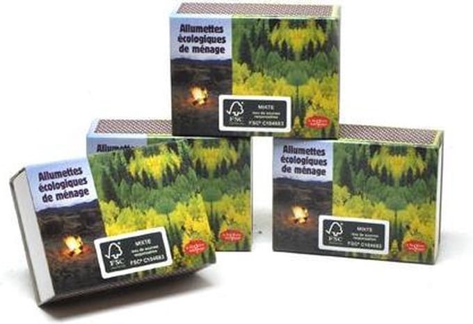 Ecodis Lucifers - FSC - 4 Stuks - Ecologisch Hout