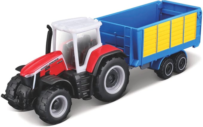 Maisto Massey Ferguson 8S.265 - Modelauto - Schaal 3" - Rood/Wit