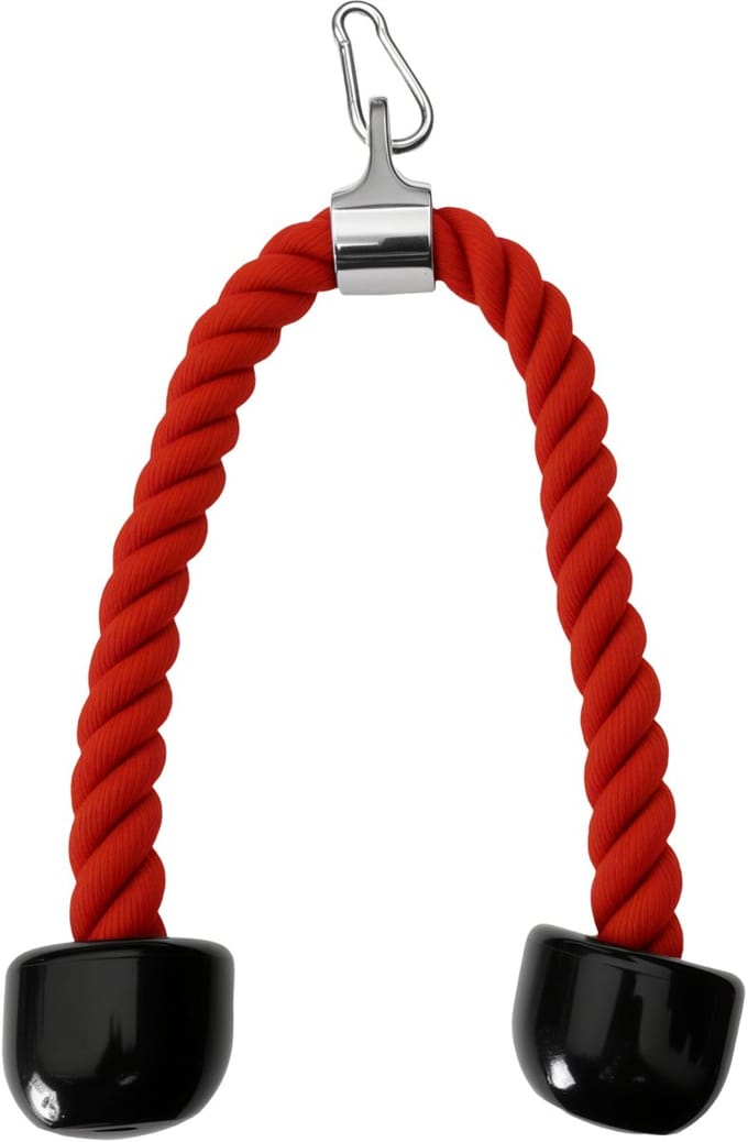 Dailygoods- Triceps Touw 27 Inch - Heavy Duty Nylon - Rubber