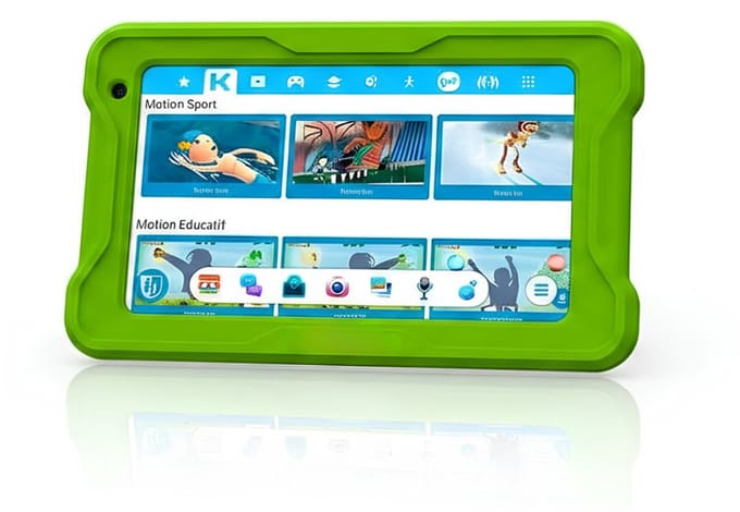 KAD® Tablet - Kindertablet - Tablet Kinderen - Groen - 19cm x 12cm x 2cm