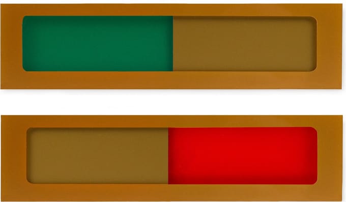 Schuifbord | 120 x 30 mm | Brons