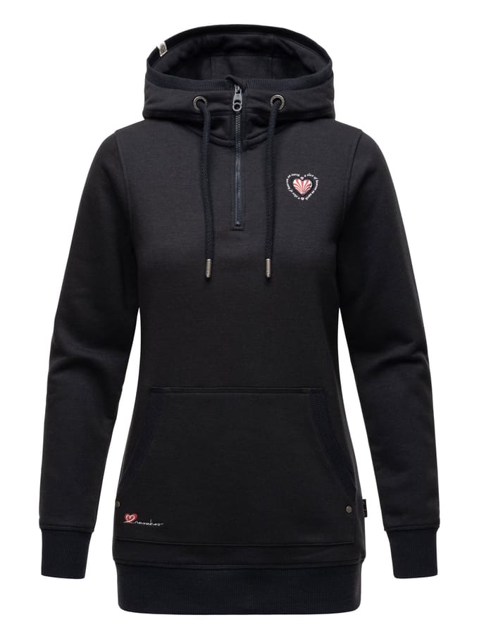 Navahoo dames longsleeve hoodie Zauberelfe – Lang & Comfortabel