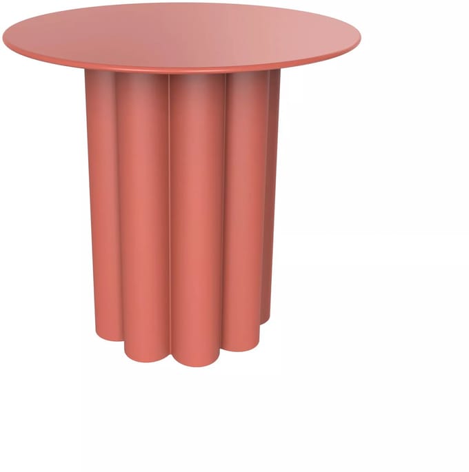 Vente-unique Bijzettafeltje van metaal - Terracotta - GAVOPI