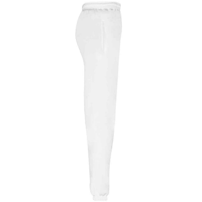 Fruit of the Loom Heren klassieke joggingbroek met elastische zoom (Wit)