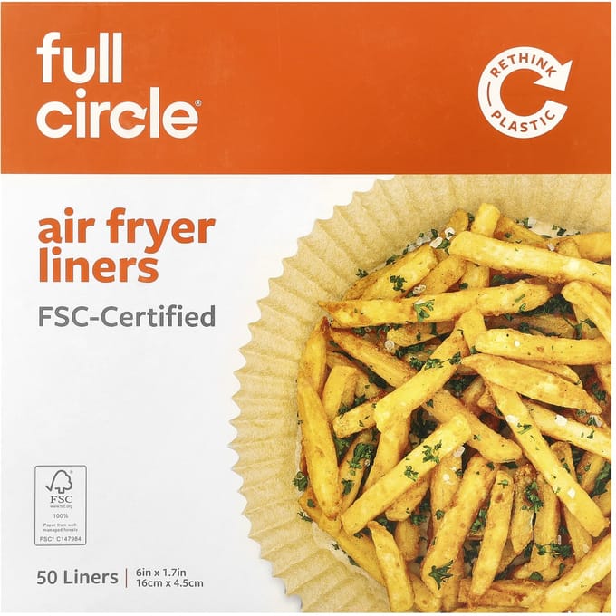 Airfryer Liners, Pak van 50