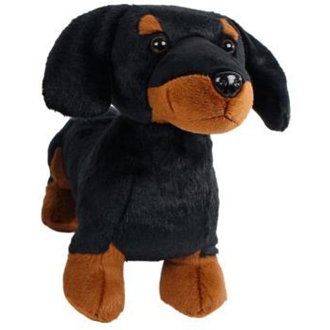 Teckel pluche knuffel hond 33cm zacht speelgoed Take Me Home.