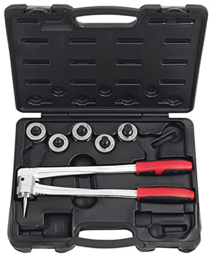 Set met steektangen en krimptang voor professioneel gebruik