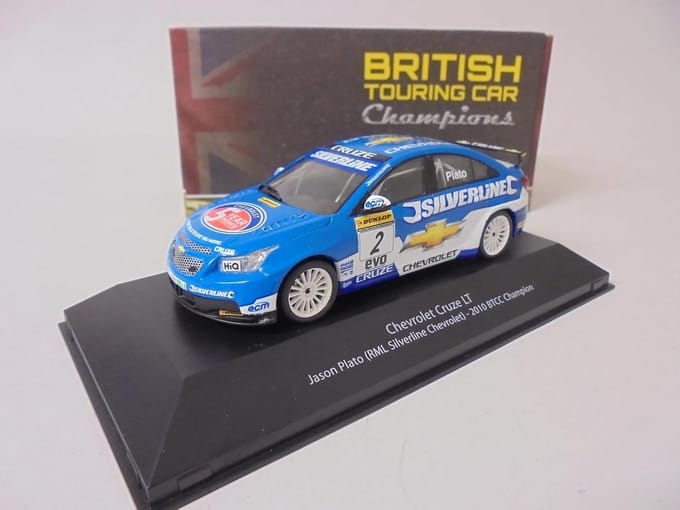 Schaalmodel Chevrolet Cruze LT 2010 BTCC Raceauto 1:43