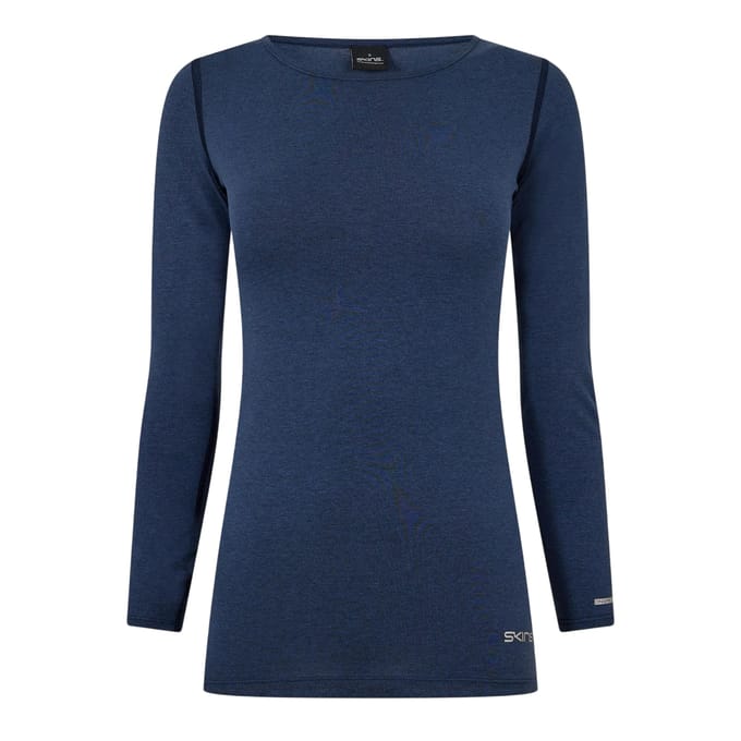 Skins Dames/Dames Dnamic Basislaag Top (Blauw)