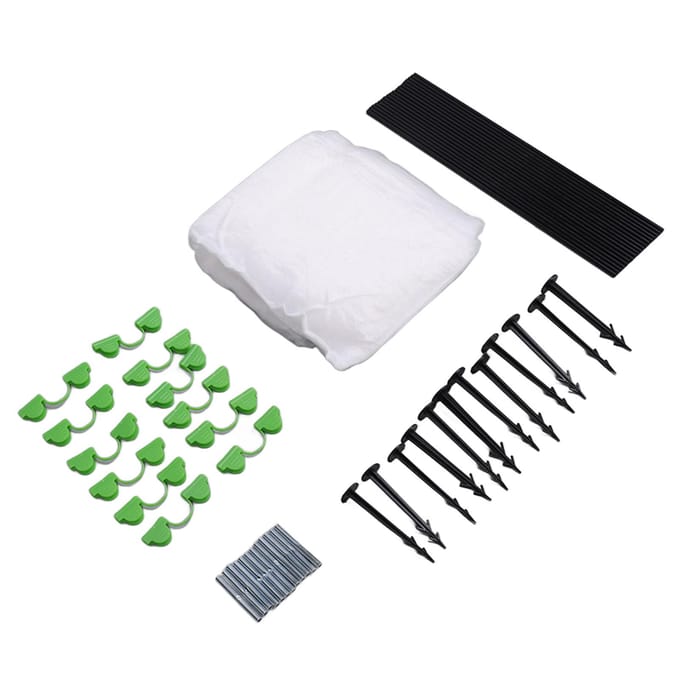 Kasbogen Groeitunnel Lange Tuinbogen Roestvrij Glasvezel Tuinbogen Frame DIY Plant white