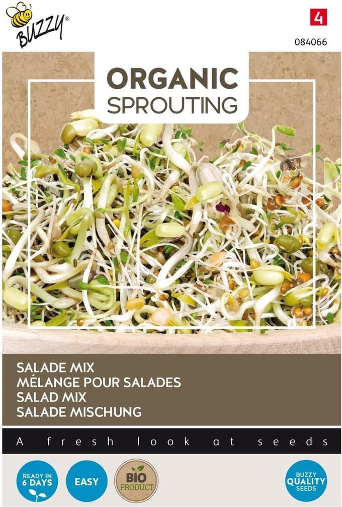 3 stuks - Buzzy - Bio knip en eet salademengsel