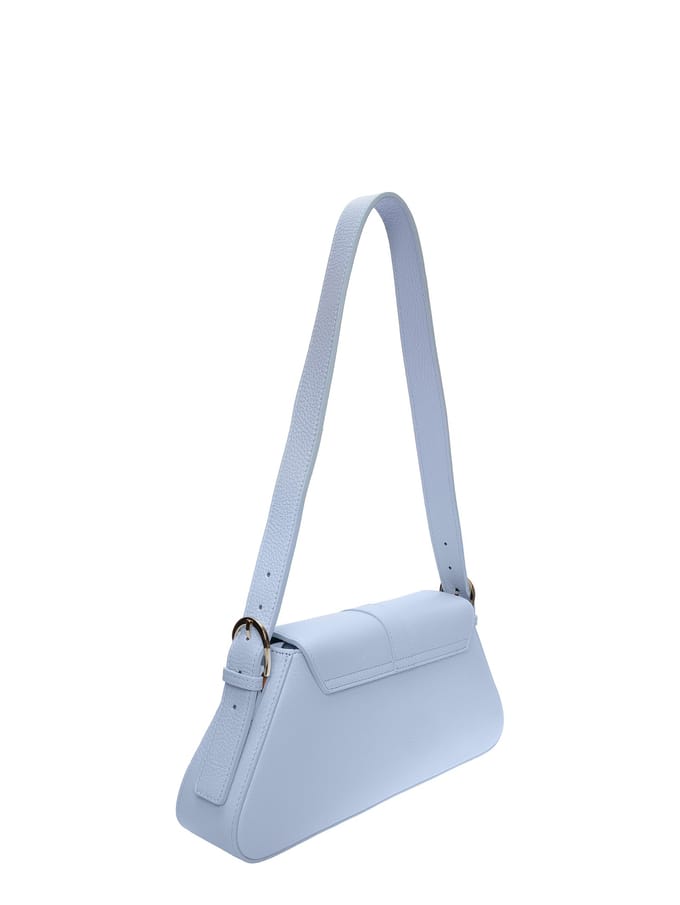Roberta M Turquoise Rundleer Tas