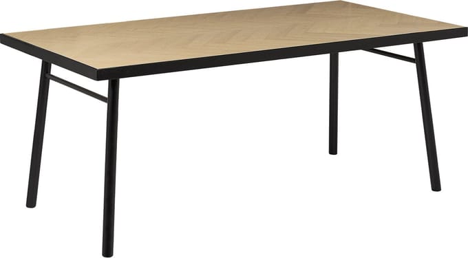 IVORIE - Eettafel - Lichte houtkleur - 180 x 90 cm - MDF