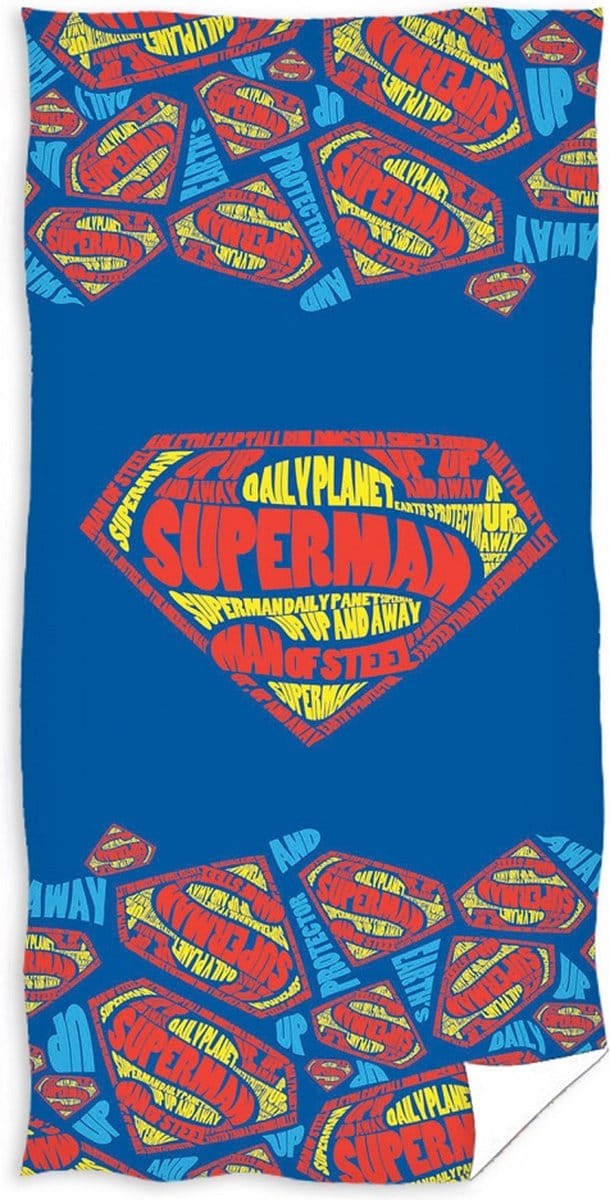 Strandlaken Supermen - 70 x 140 cm