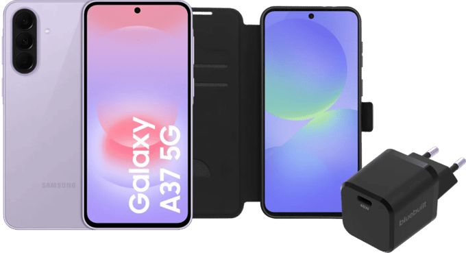 Samsung Galaxy A37 128GB Roze 5G + Basis Accessoirepakket