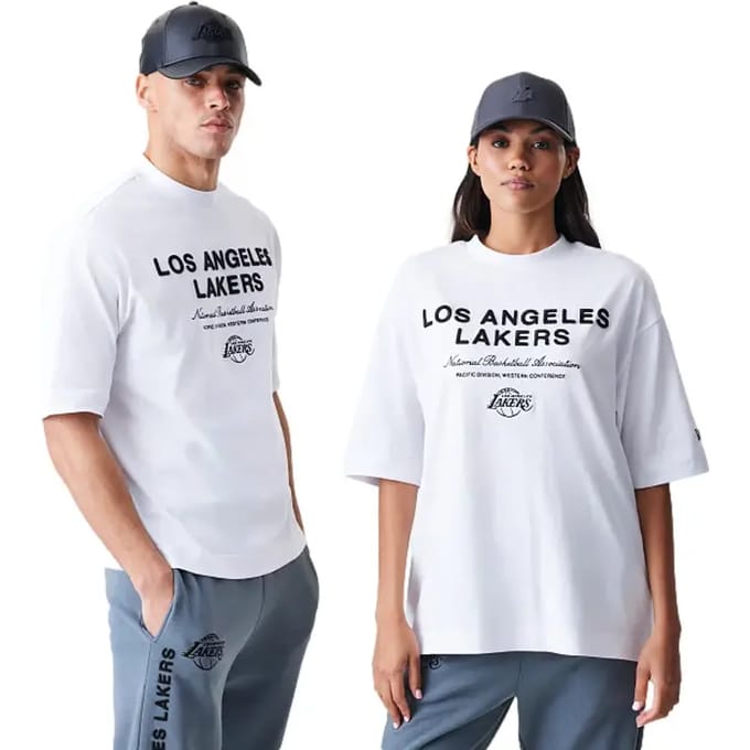 T-shirt Los Angeles Lakers NBA Linear Boxy