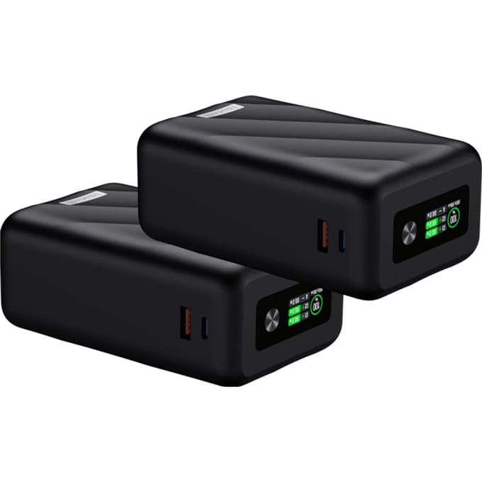 BlueBuilt Power Bank 27.000 mAh met Snelladen 140 Watt Duo Pack