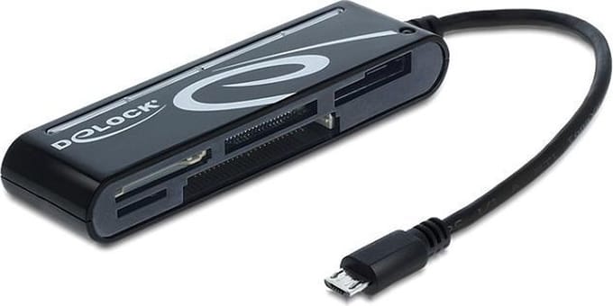 DeLOCK Micro USB OTG Cardreader - 0,10 meter
