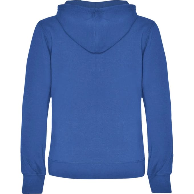 Roly Dames/Dames Urban Hooded Polycotton Sweatshirt (Koningsblauw/Wit)
