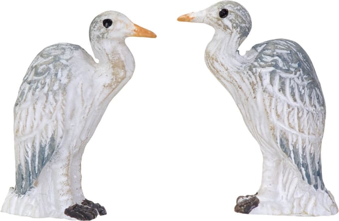 Dickensville - Reigers op IJs - Set van 2