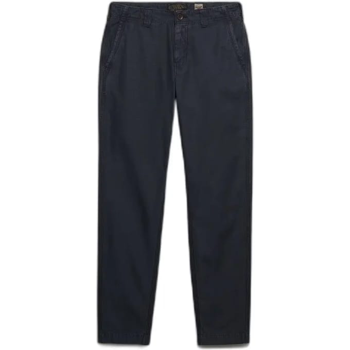 Superdry Tapered Washed Chino Broek Zwart 30 / 32 Man