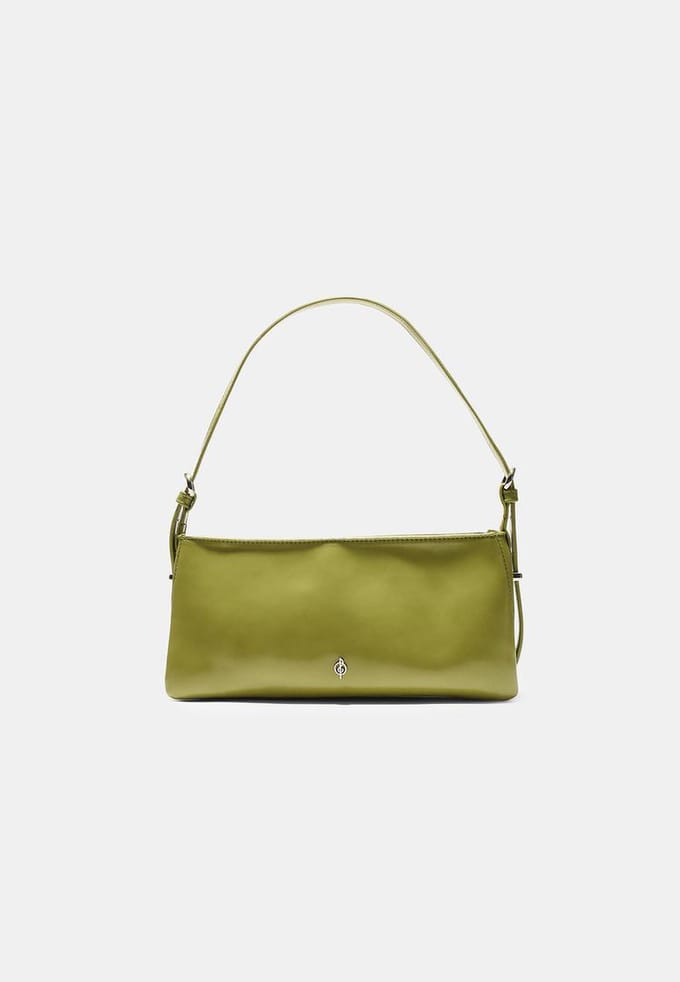 Stradivarius Schoudertas met logo  Pistachegroen OS