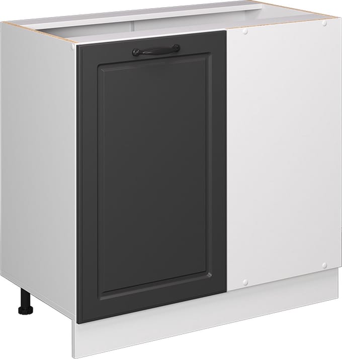 Vicco R-Line Hoekkast – 86 cm WB Marmer Antraciet landhuis