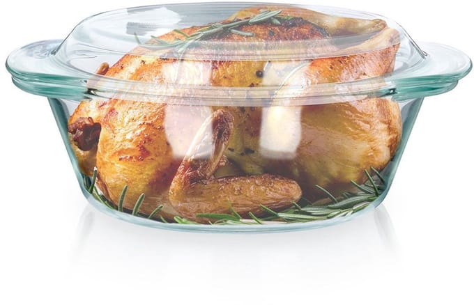 Vilde - Ovenschaal - Glas - Met Deksel