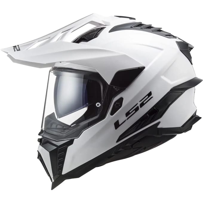 LS2 MX701 Explorer Solid Wit 06 Adventure Helmet - Helm