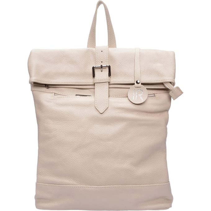 Isabella Rhea Beige Rundleer Tas