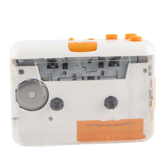 USB Cassette Converter Plug and Play Draagbare MP3 Muziek Cassettespeler met Oortelefoon voor PC