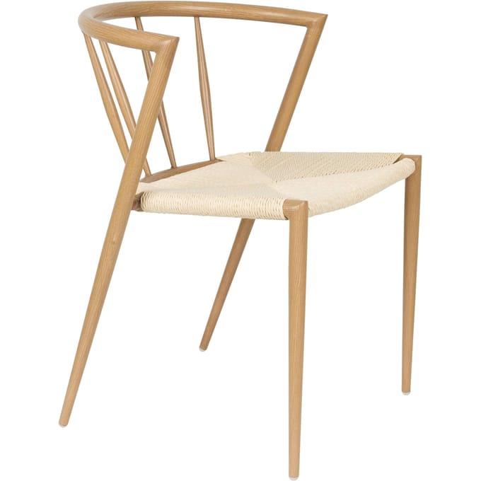 Housecraft Living Che Eetkamerstoelen Naturel - Set van 2