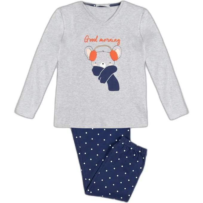 Meisjes pyjama met lange mouwen Admas Good Morning Mouse
