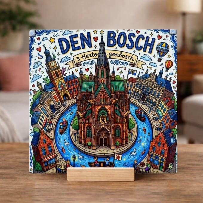 Stadstegel Den bosch Doodle Style