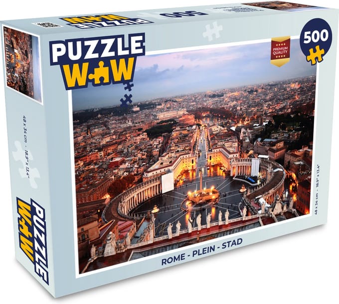 Puzzel Rome - Plein - Stad - Legpuzzel - Puzzel 500 stukjes