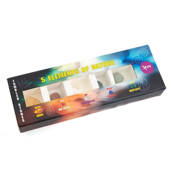 Trommelstenen 5 Elementen Set – 15-20 mm