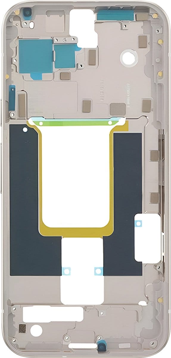 Google, Middenframe Vervanging voor Google Pixel 9a Service Pack, Wit