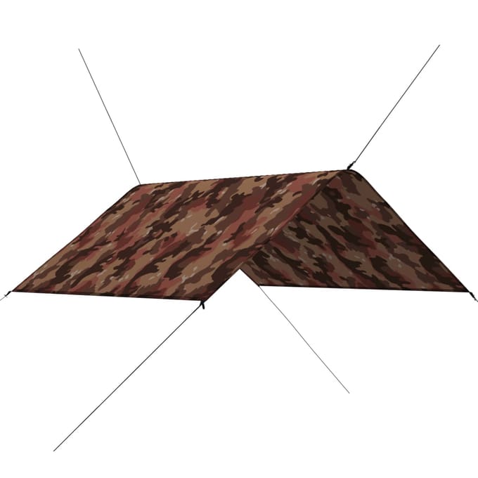 vidaXL - Afdekzeil - 3x2,85 - m - camouflage