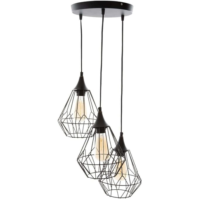 Eazy Living Hanglamp Laurane Zwart