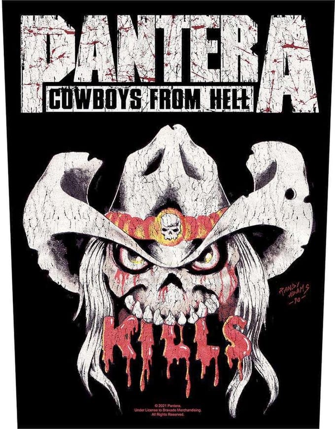 Pantera - Kills Rugpatch - Zwart